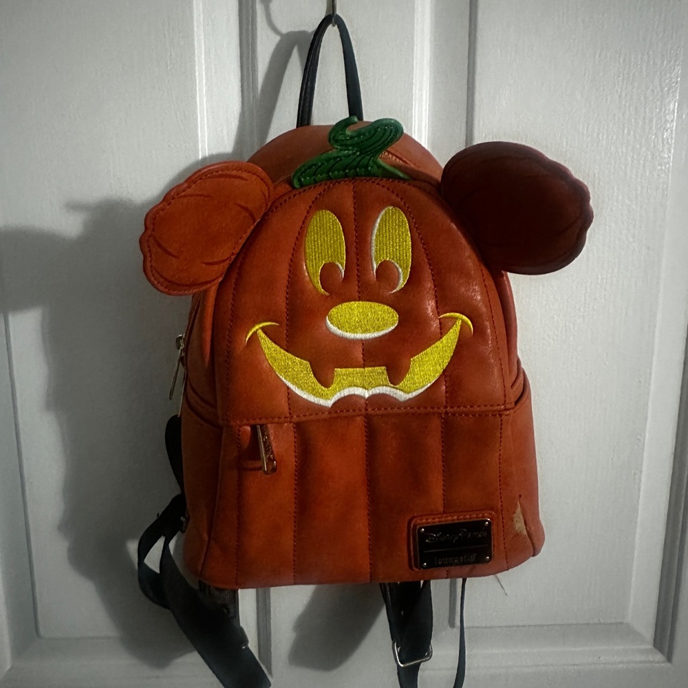 Disney Loungefly 2019 Pumpkin Backpack